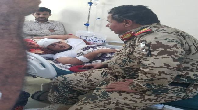 
                     قائد اللواء الاول حماية رئاسية يزور الجندي فادي الحجيلي