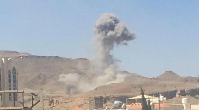 
                     شاهد صور: طائرات التحالف تقصف مخازن الصواريخ الباليستية وأهدافاً عسكرية للحوثي بصنعاء